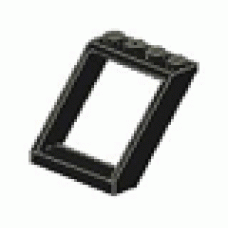 Part 4447 Black Window 4 x 4 x 3 Roof 